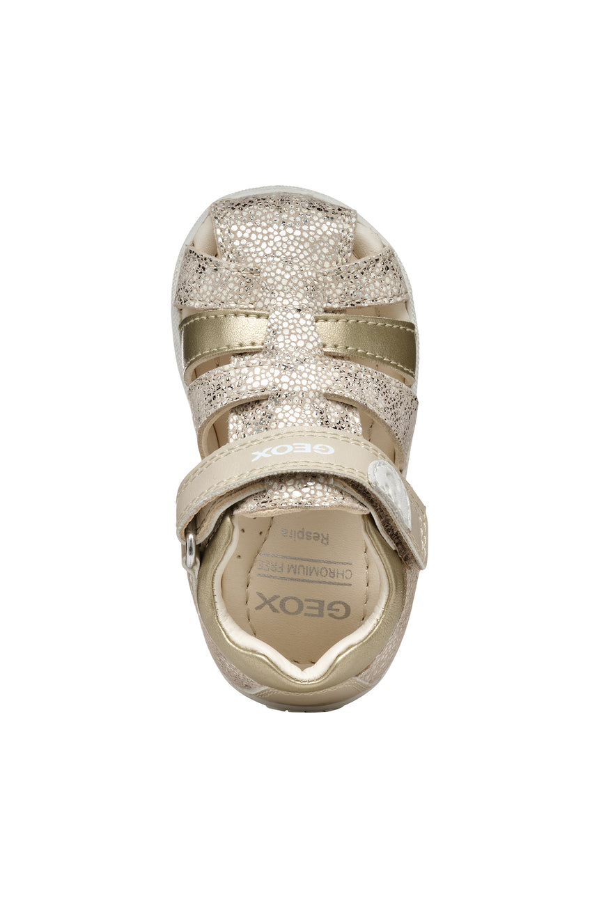 GEOX B254WB 0MABC C5379 SANDAL MACCHIA beige-gold