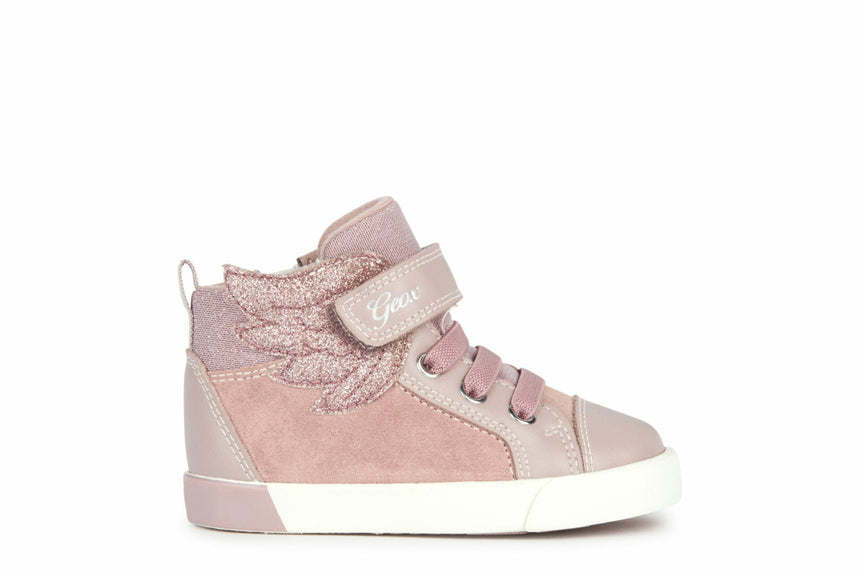 Geox Μποτακια B Kilwi G A-Suede+Synt.Lea Antique Rose