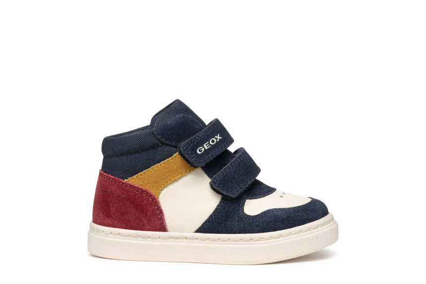 Geox Ημιμποτο B Nashik A-Suede+Nappa B465NA 02285 C4238 Navy Beige