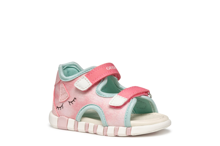 Geox B Sandal iupidoo B5517A 0AS54 C7337 salmon/white