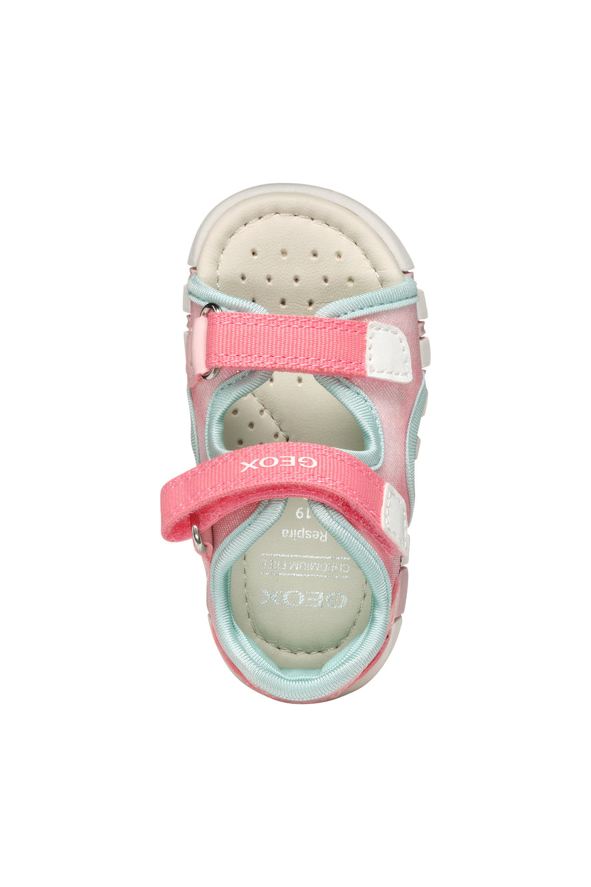 Geox B Sandal iupidoo B5517A 0AS54 C7337 salmon/white