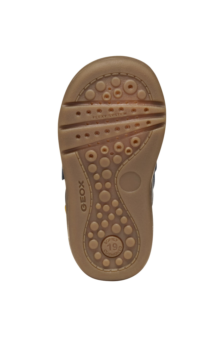 Geox B Biglia Δερμάτινα Παιδικά Μποτάκια με Σκρατς Navy Μπλε b554da08522c0735