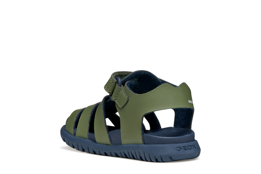 Geox πεδιλο σανδάλι με κλειστά δάχτυλα fusbetto B556AA 000BC CF3F4