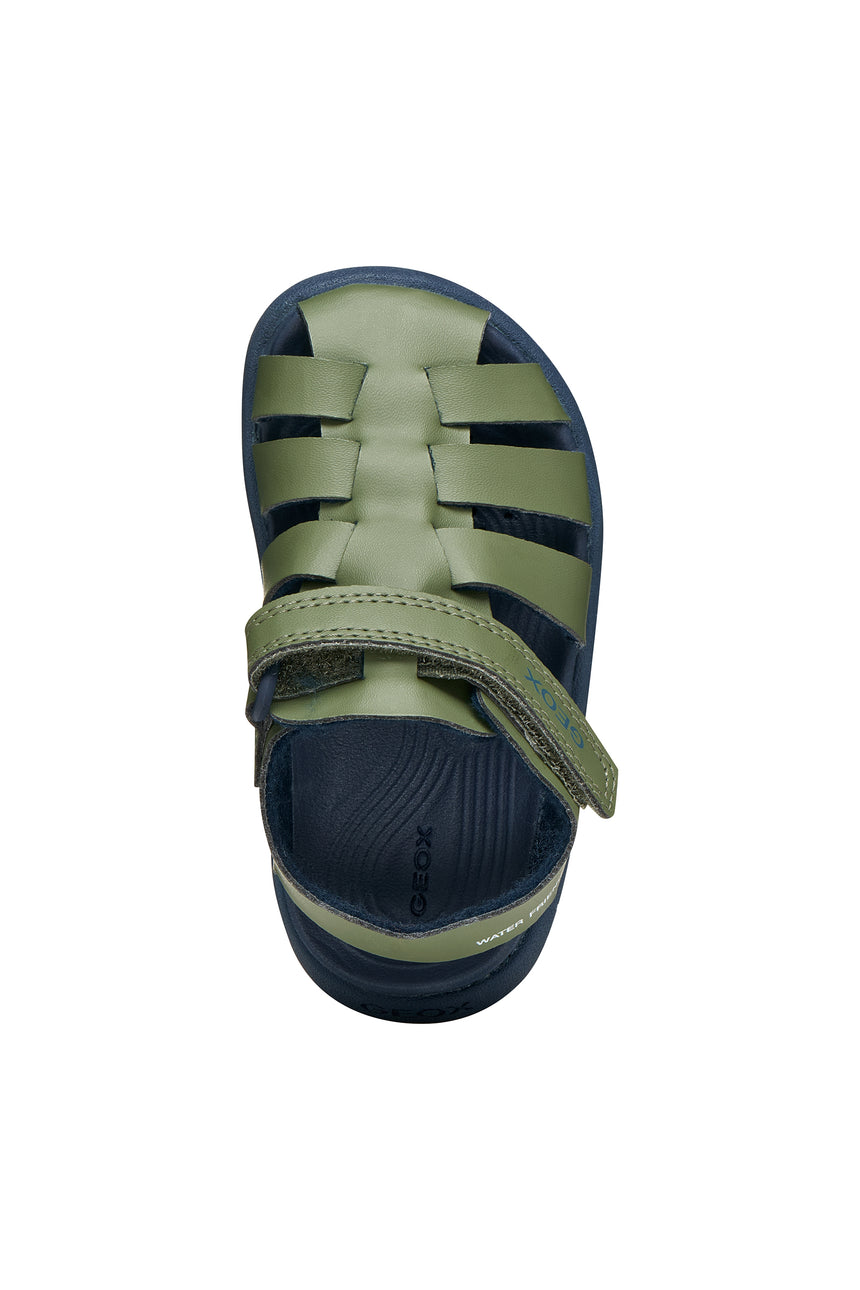 Geox πεδιλο σανδάλι με κλειστά δάχτυλα fusbetto B556AA 000BC CF3F4