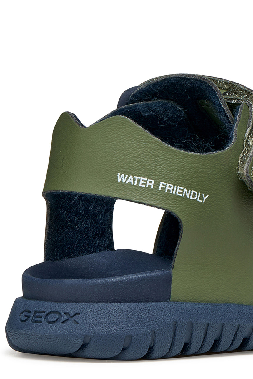 Geox πεδιλο σανδάλι με κλειστά δάχτυλα fusbetto B556AA 000BC CF3F4