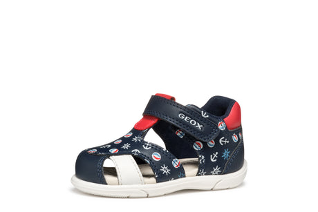 geox sandal zapito B556EC 05404 C0735 navy red