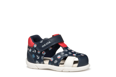 geox sandal zapito B556EC 05404 C0735 navy red