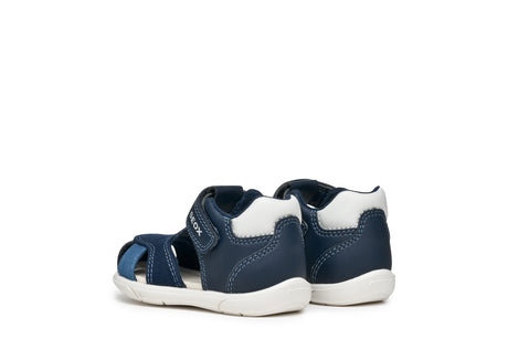 geox sandal zapito boy B556EC 05410 C4211 navy white