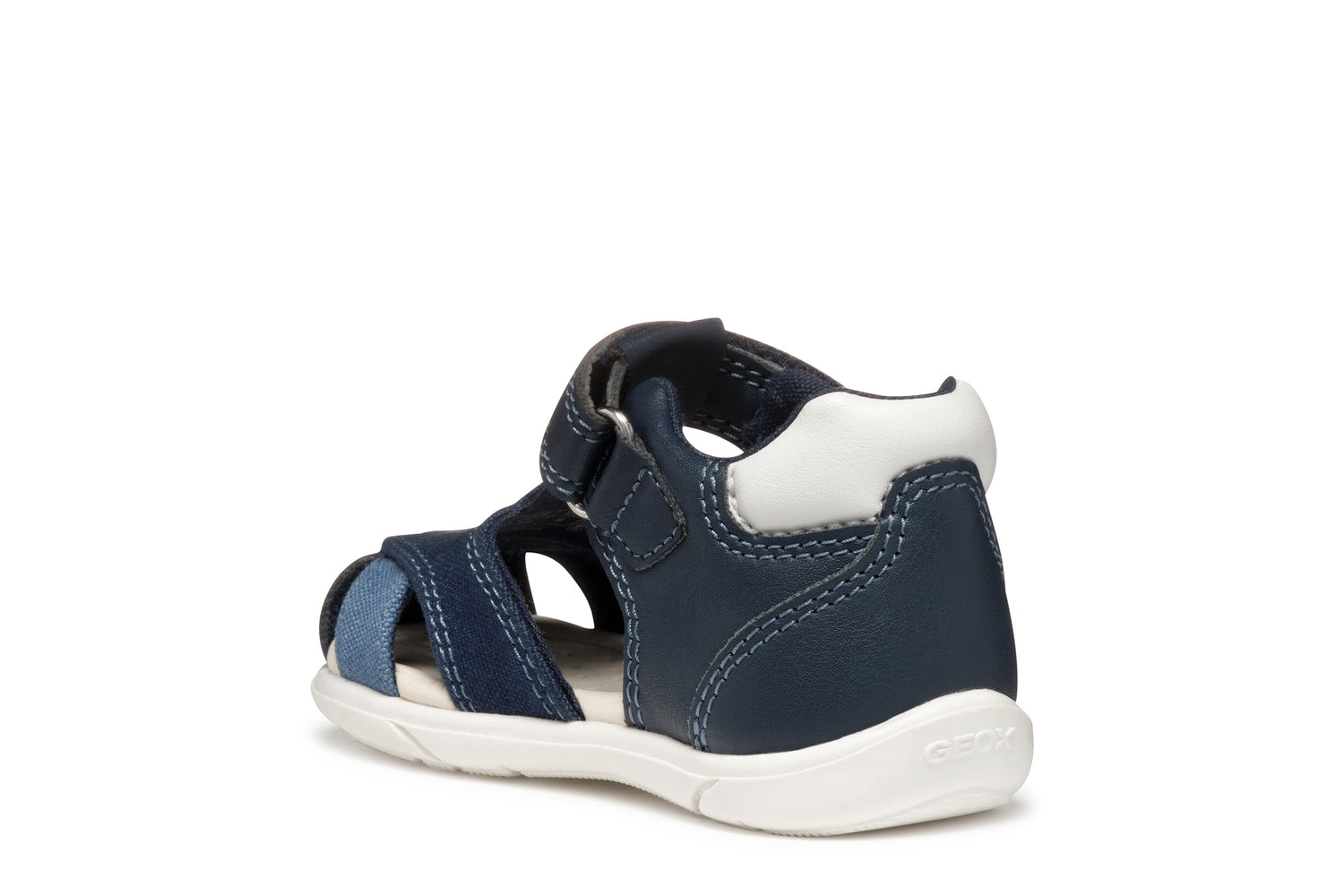 geox sandal zapito boy B556EC 05410 C4211 navy white