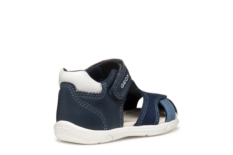 geox sandal zapito boy B556EC 05410 C4211 navy white