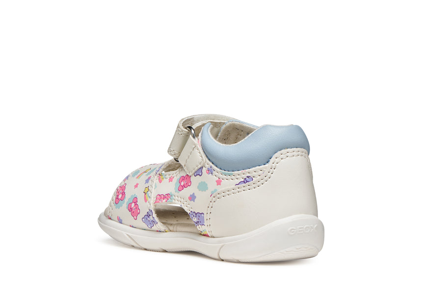 geox πεδιλο b556fc 05404 c0270 λευκο