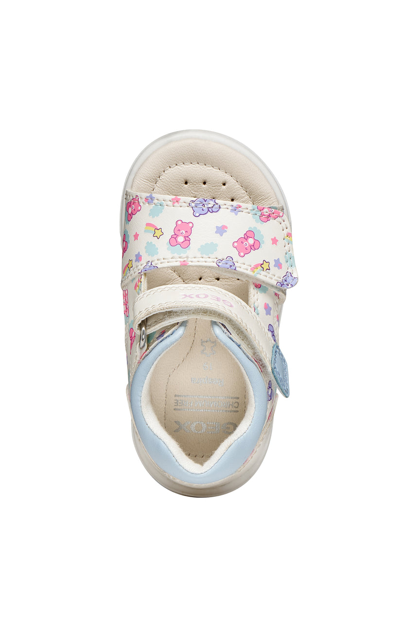 geox πεδιλο b556fc 05404 c0270 λευκο