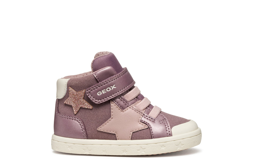 GEOX B561MA0AU54C8006 Ανατομικά Παιδικά Μποτάκια Ροζ