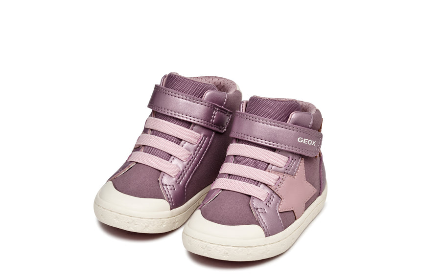 GEOX B561MA0AU54C8006 Ανατομικά Παιδικά Μποτάκια Ροζ