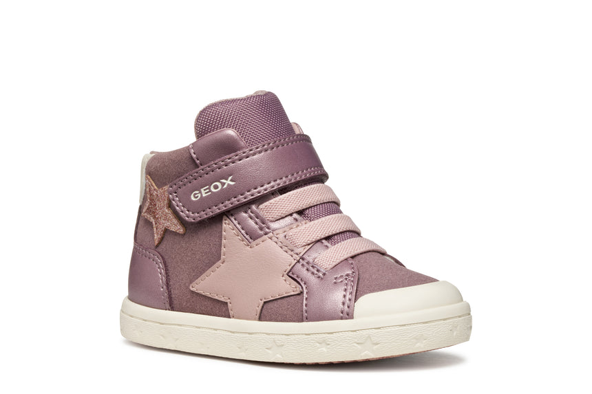 GEOX B561MA0AU54C8006 Ανατομικά Παιδικά Μποτάκια Ροζ