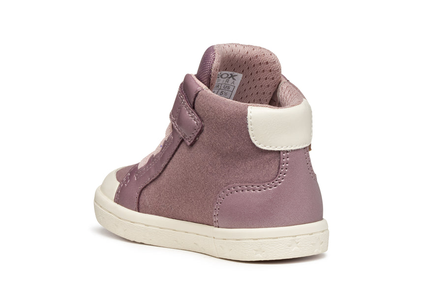 GEOX B561MA0AU54C8006 Ανατομικά Παιδικά Μποτάκια Ροζ