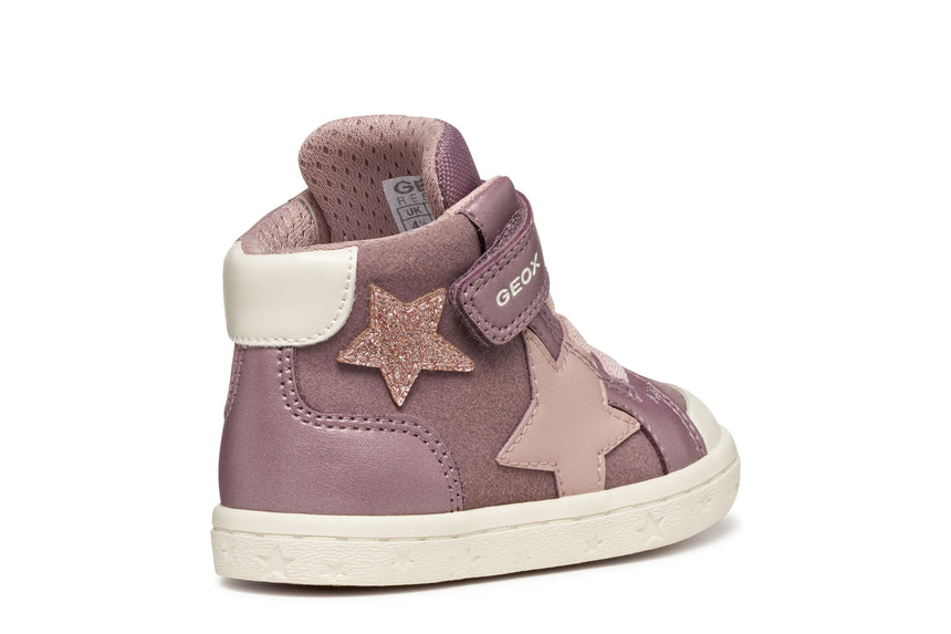 GEOX B561MA0AU54C8006 Ανατομικά Παιδικά Μποτάκια Ροζ