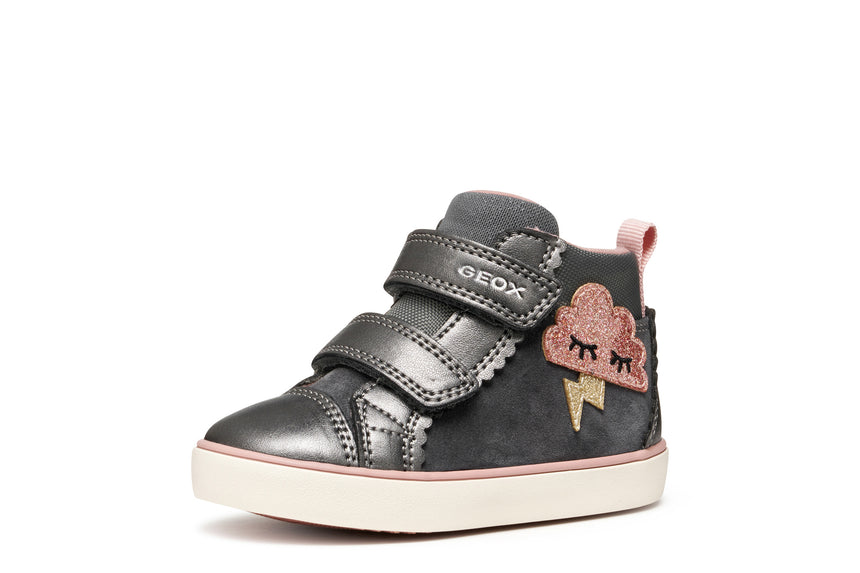 Geox B Gisli Δερμάτινα Παιδικά Μποτάκια Μαύρα b561md022nfc9002