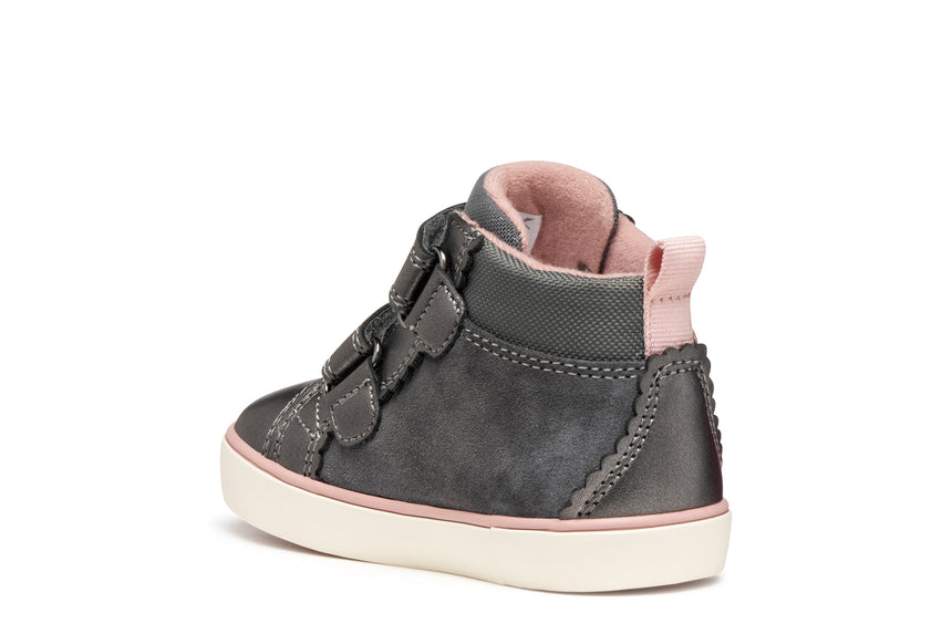 Geox B Gisli Δερμάτινα Παιδικά Μποτάκια Μαύρα b561md022nfc9002