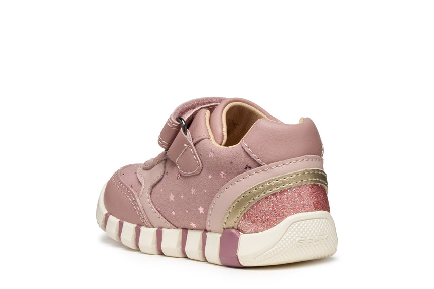 GEOX B5658B0DHBCC8A2U B Iupidoo Παιδικά Sneakers Ανατομικά Ροζ