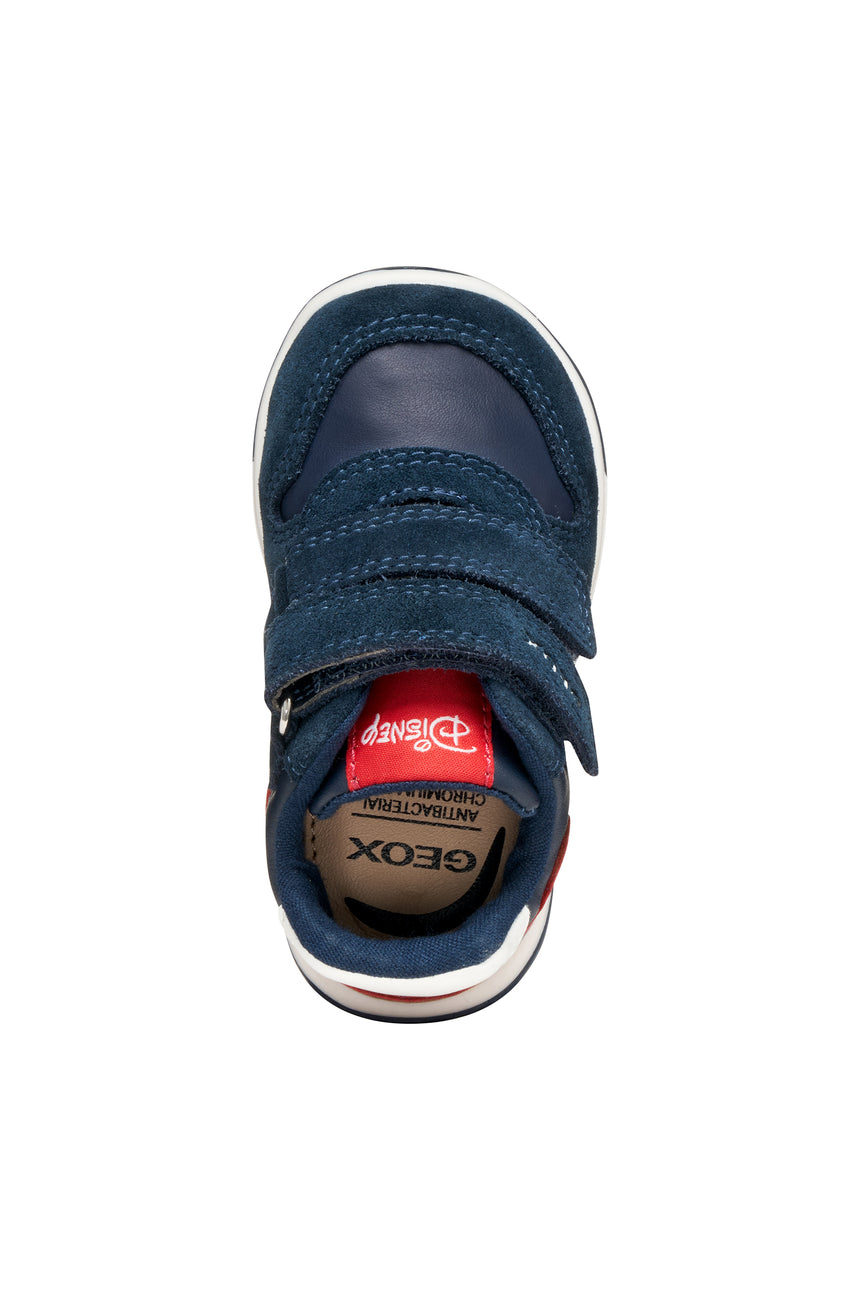 GEOX B566CB05422C0735 Zapito Παιδικά Sneakers High Ανατομικά με Σκρατς Navy Μπλε