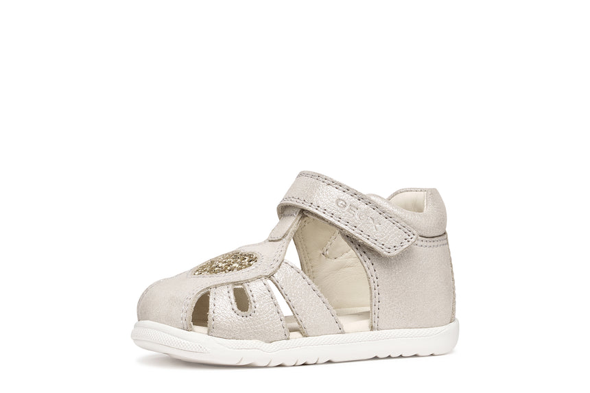 geox παπουτσοπεδιλο b654wa 0maew c0262 beige/platinum