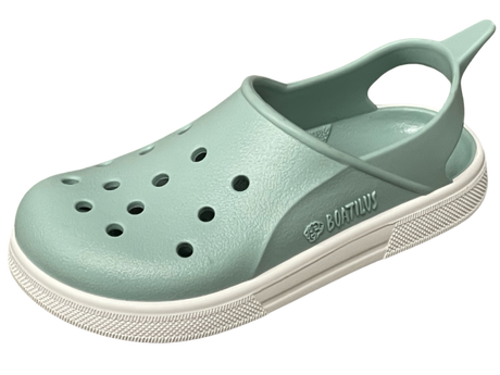 Boatilus Cloggy pastel green/white var 06