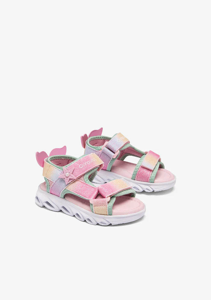 Conguitos πεδιλο κοριτσι με φωτακια COSH260018-PINK-25
