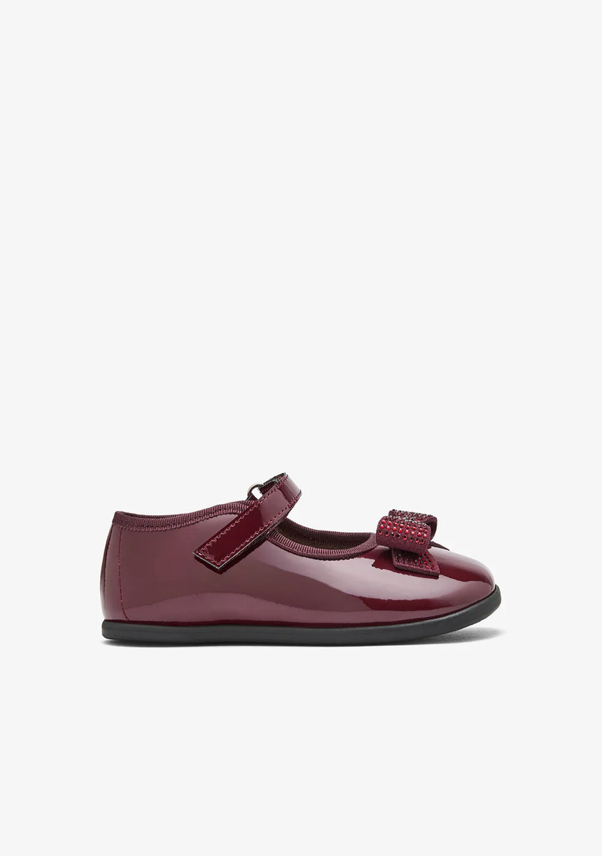 Conguitos Παιδικές Μπαλαρίνες με velcro COSH314010-BURG