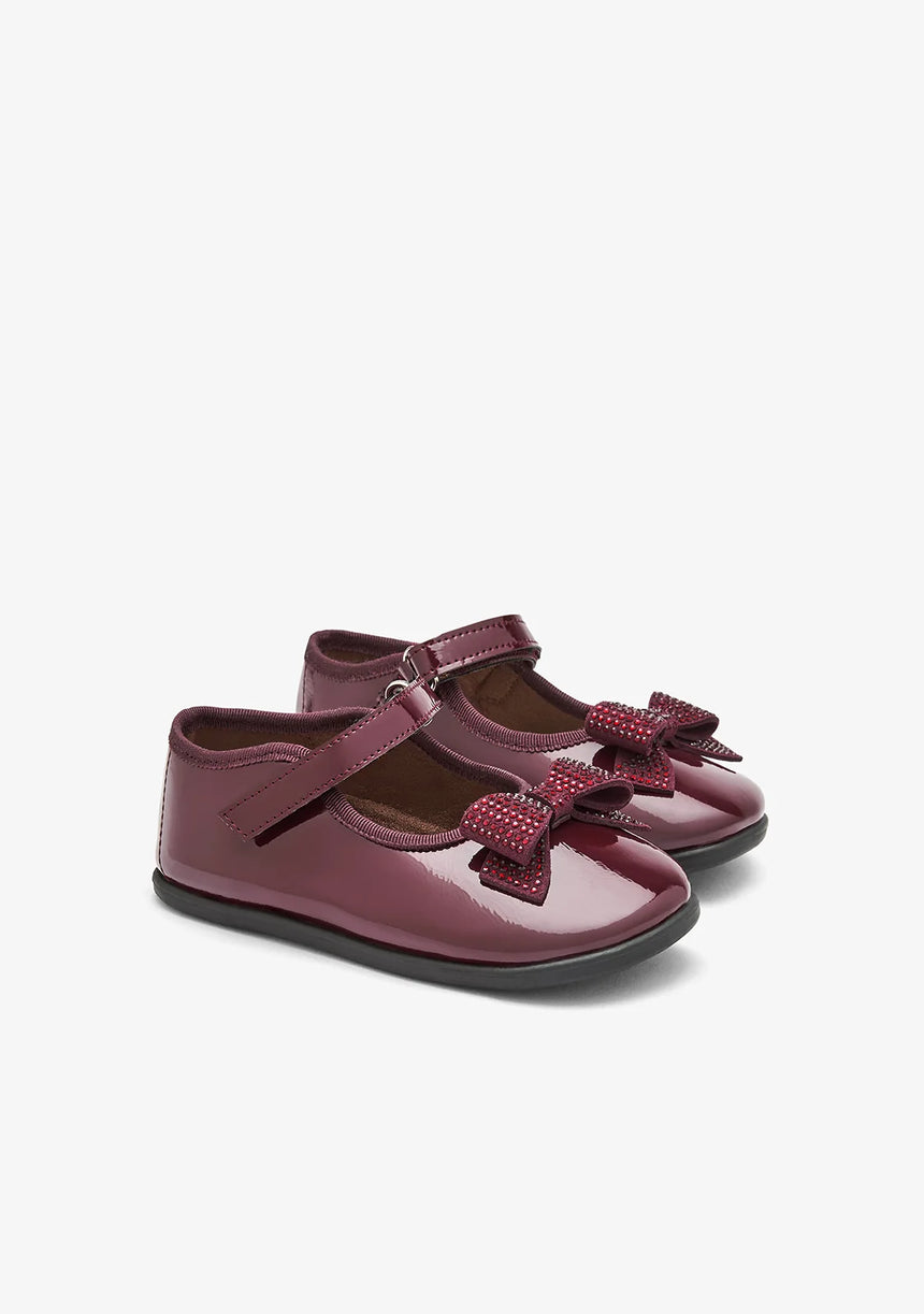 Conguitos Παιδικές Μπαλαρίνες με velcro COSH314010-BURG