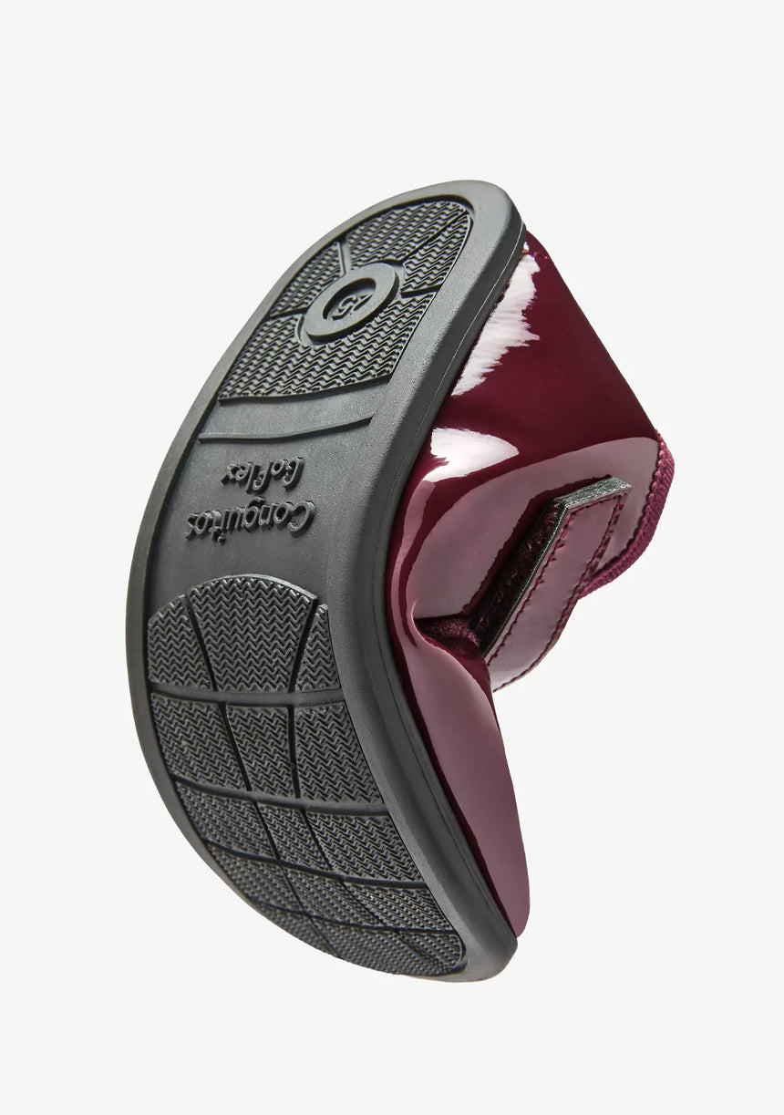 Conguitos Παιδικές Μπαλαρίνες με velcro COSH314010-BURG