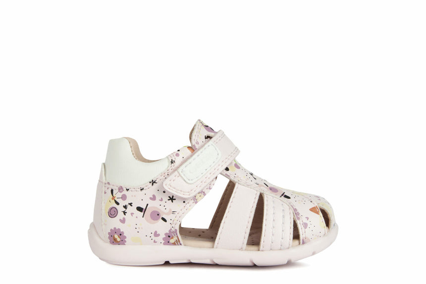 Geox B Elthan G.D-Synt.Lea lt Pink-White