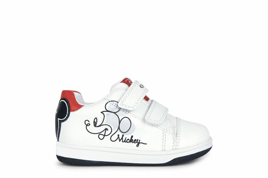 Geox B N.Flick B.A-Nappa+Geobuck White/Black