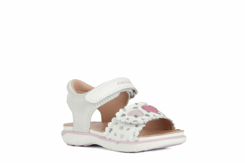 Geox B S.Delhi G.A-Nappa+Suede White/Pink