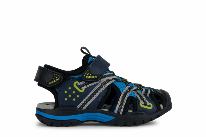 Geox J Borealis B.B-Wax.Syn+Mesh Blue/Black