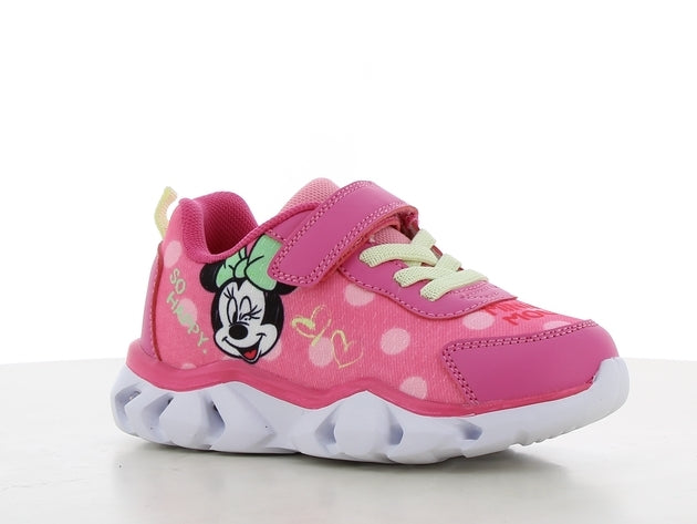Disney minnie mouse dm011085 αθλητικο με φωτακια ροζ
