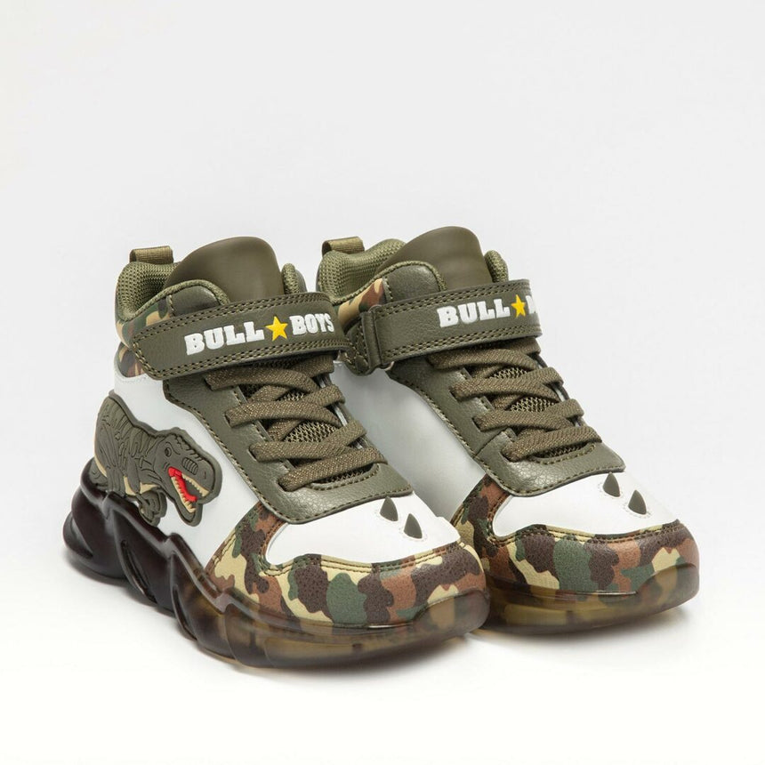 Bull Boys DNAL2201 T-Rex Mid Bianco Verde