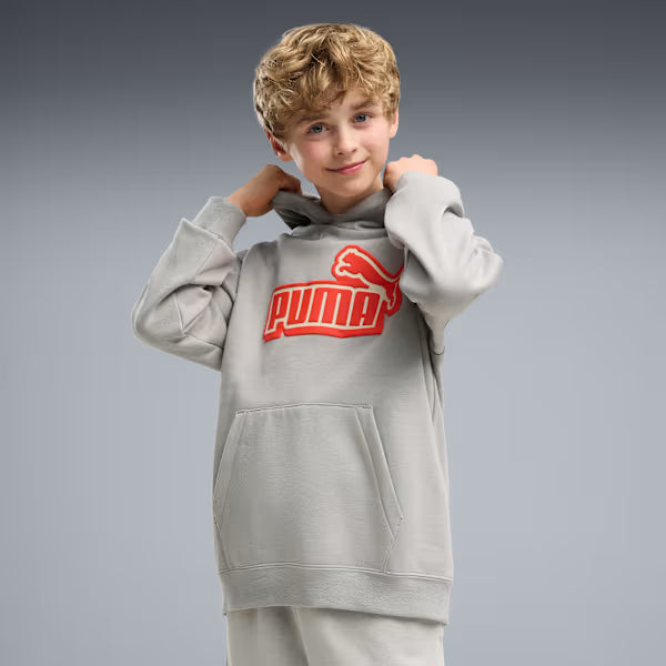 Puma Χαλαρο Νεανικο Φουτερ με Κουκούλα FL B 694674-63