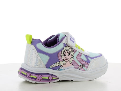 Disney frozen fz014675 αθλητικο με φωτακια λευκο ασημενιο σιελ