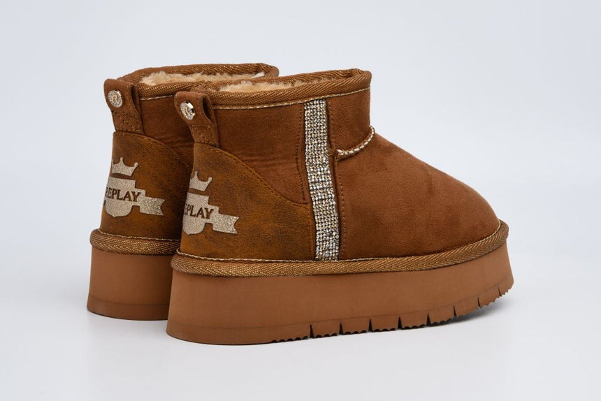 REPLAY JF250002T 0012 Παιδικές Μπότες Καφέ