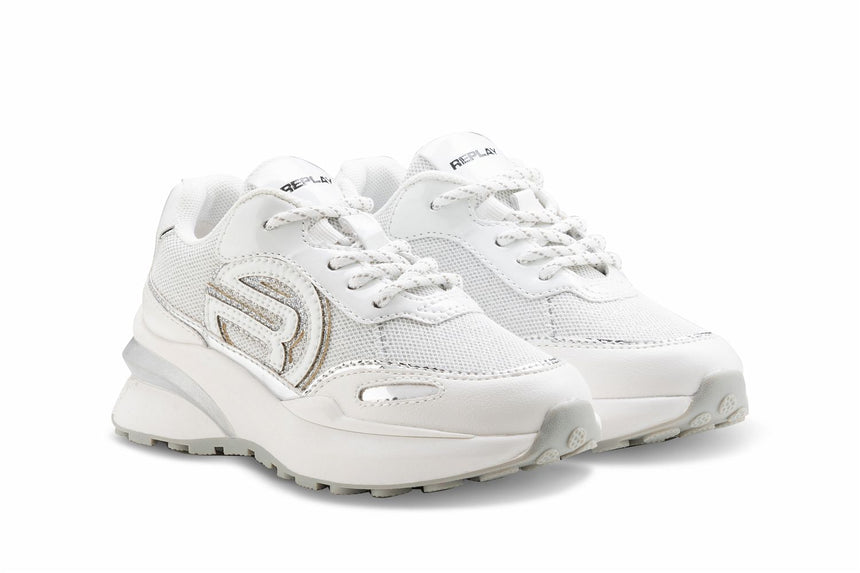Replay Athena Jr Js630008s White Silver/0081