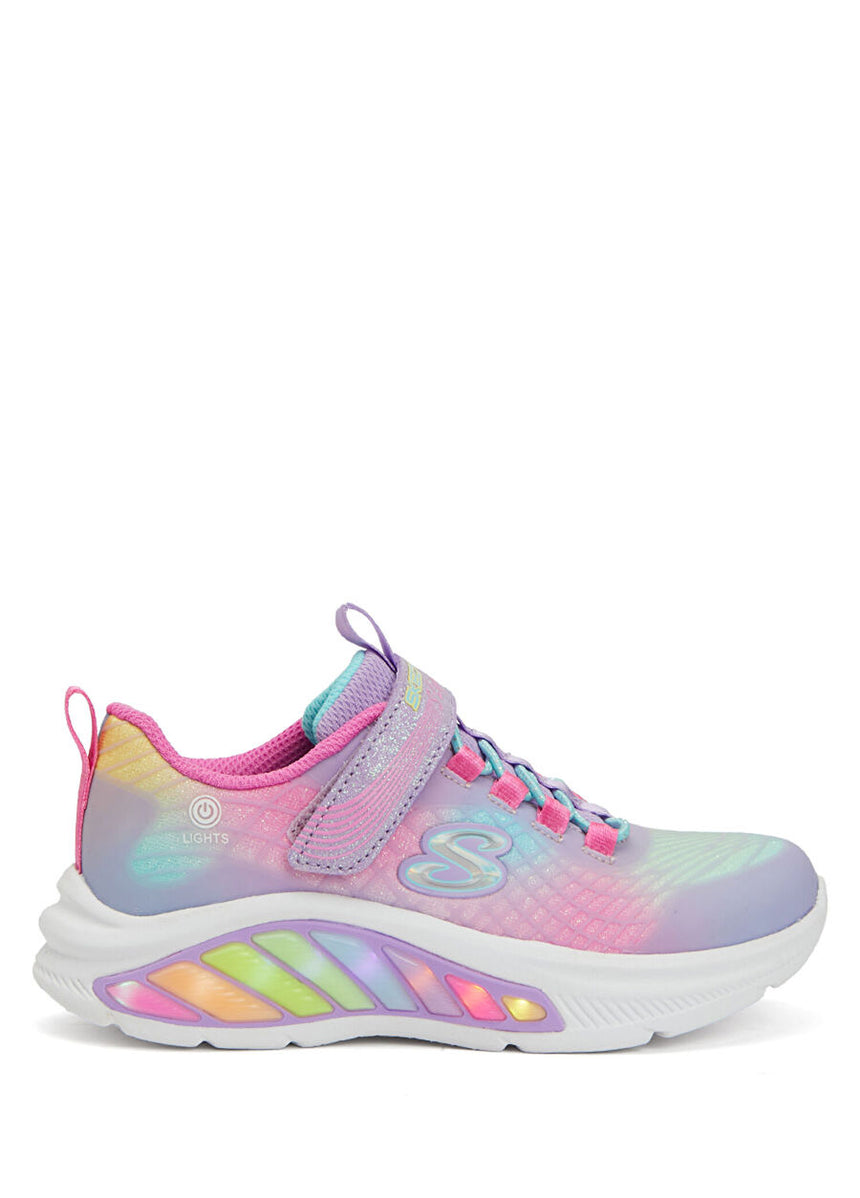 Skechers αθλητικο κοριτσι με φωτακια 303722L/LVMT RINK MULTI