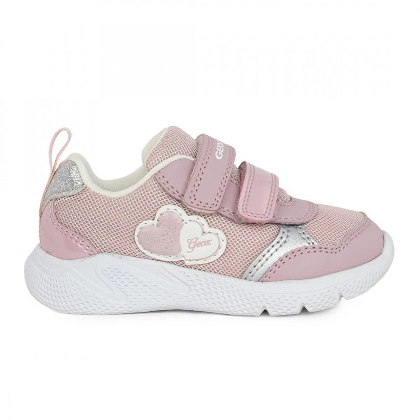 Geox B Sprintye G .C-Mesh+Geobuck Pink/Silver