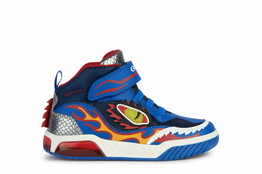 Geox J Inek B.D-Tumb.Gbk+Nylon Royal/Red