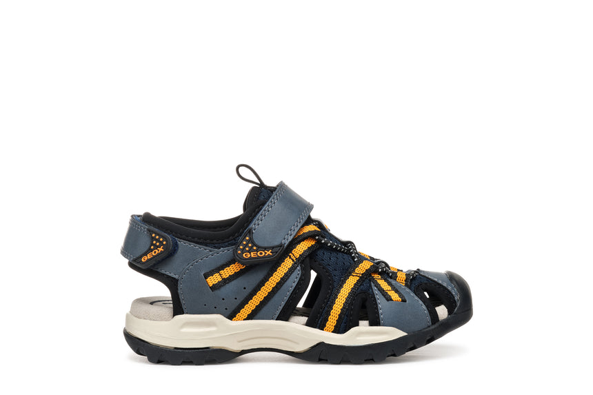 GEOX J450RB014MEC0659 SANDAL navy/orange