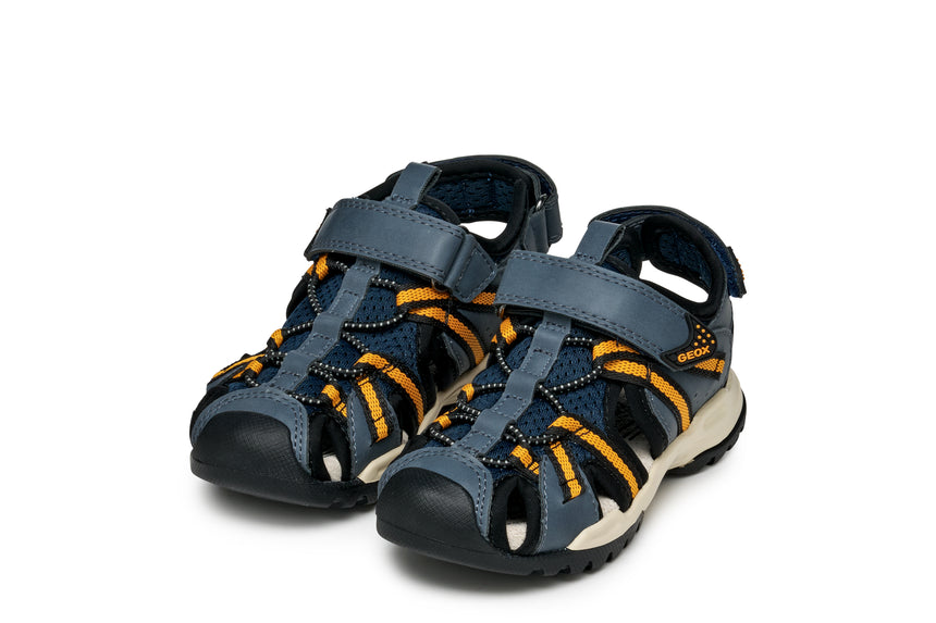 GEOX J450RB014MEC0659 SANDAL navy/orange