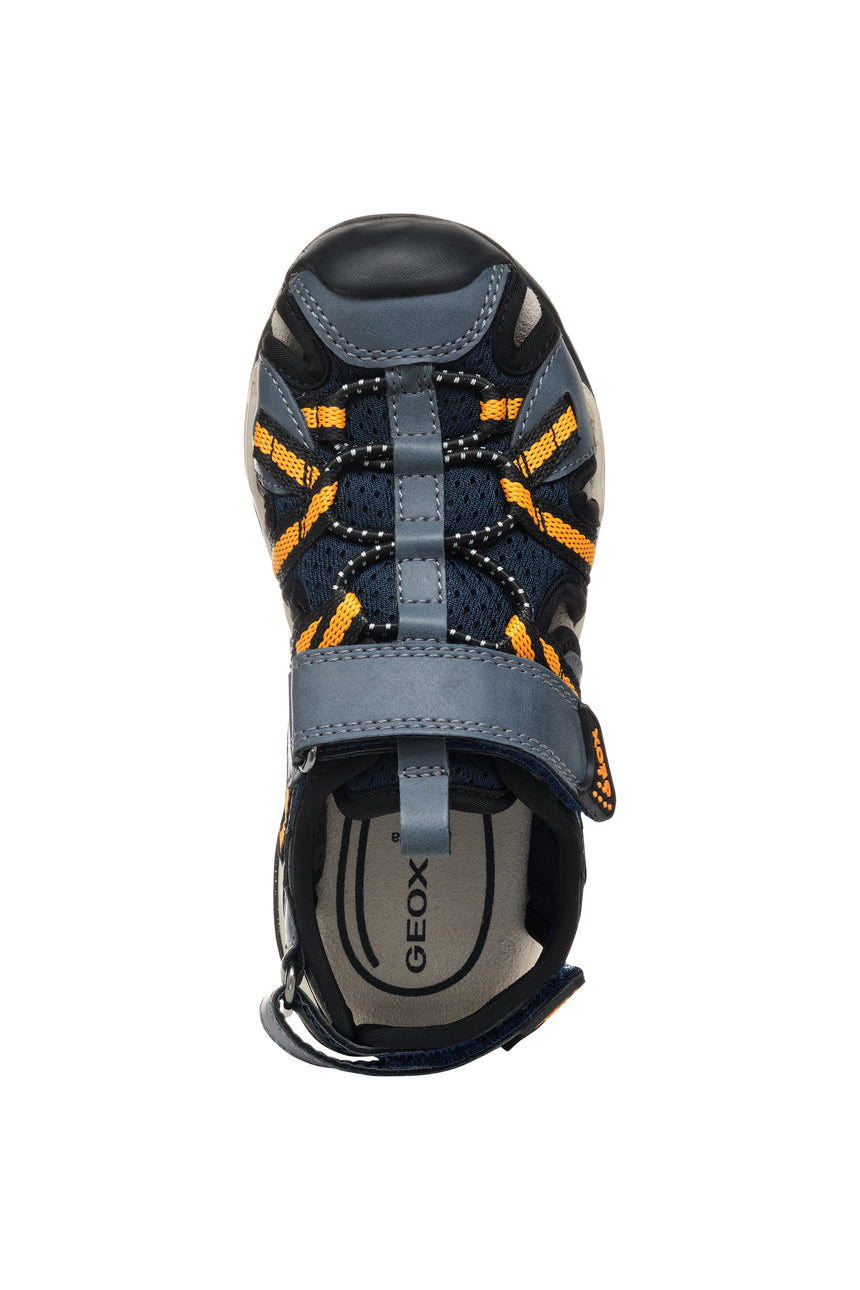 GEOX J450RB014MEC0659 SANDAL navy/orange