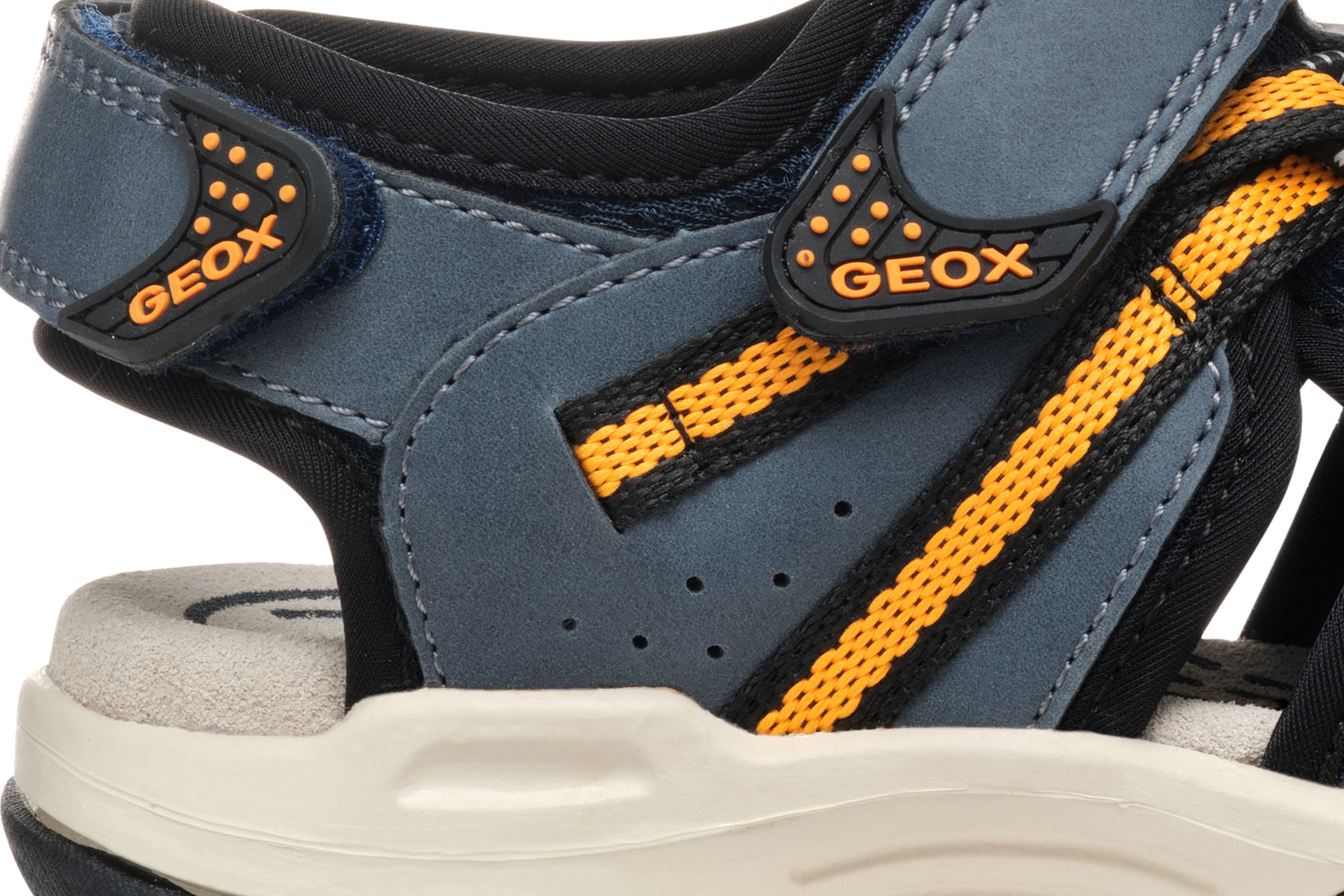 GEOX J450RB014MEC0659 SANDAL navy/orange