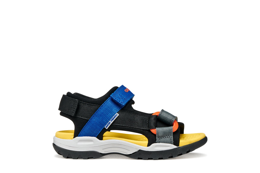 Geox πεδιλο αγορι black roual j450re 01411 c0245