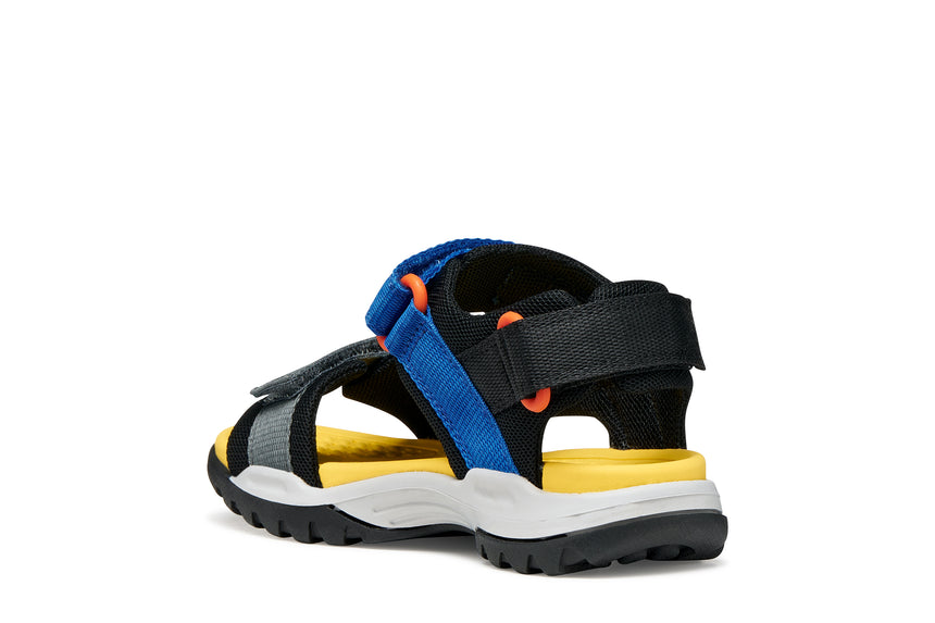 Geox πεδιλο αγορι black roual j450re 01411 c0245